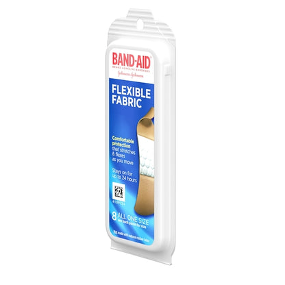 Band-Aid Brand Adhesive Flexible Fabrics Travel Pack Bandages, 6 x 12 x 8 ct Case - Alternate product angle or state