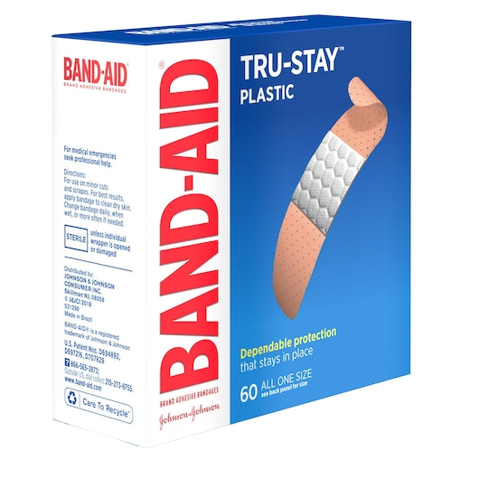 Band Aid Comfort Flex Family Pack All One Size Bandages Box, 4 x 6 x 60 ct Case - DOT product image 4