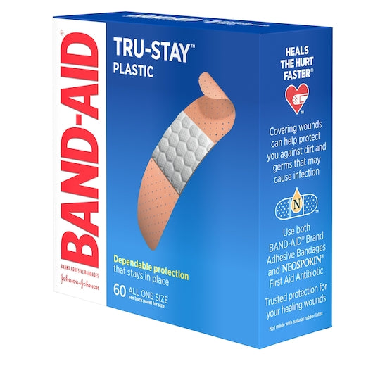 Band Aid Comfort Flex Family Pack All One Size Bandages Box, 4 x 6 x 60 ct Case - DOT product image 8
