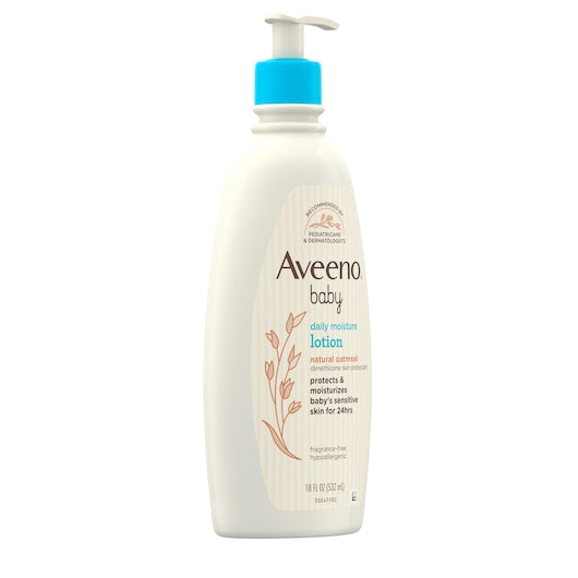 Aveeno Baby Daily Moisture Lotion, 4 x 3 x 18 fl oz Case - DOT product image 6