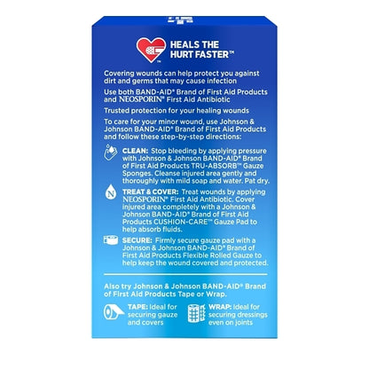 Band Aid Flexible Rolled Gauze With Kling Technology 2 Inch X 2.5 Yard Roll, 16 x 3 x 1 ct Case - DOT product image 5