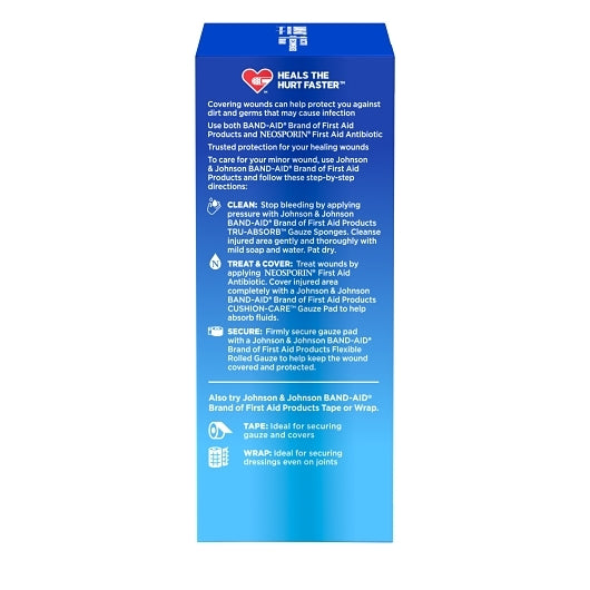 Johnson & Johnson 4 Inch X 2.5 Yard Flexible Rolled Gauze Box, 8 x 3 x 2.5 YD Case - DOT product image 6