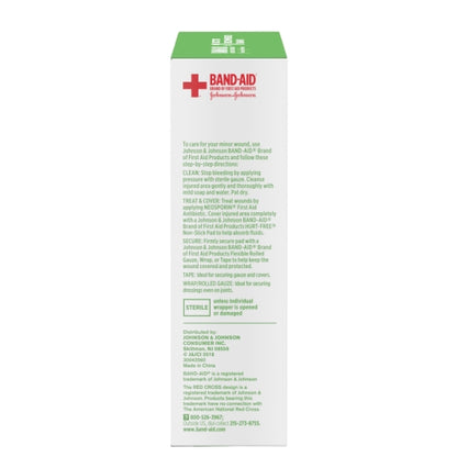 Johnson & Johnson Hurt-Free Non-Stick High Absorbent Triple Layer Pad Large Antiseptic Spray, 8 x 3 x 10 ct Case - DOT product image 6