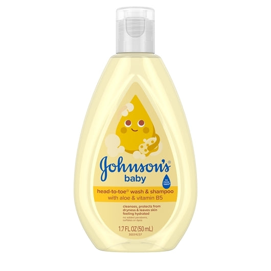 Johnson's Baby Head to Toe Shampoo & Body Wash, 12 x 1.7 fl oz Case - Health & Personal Care