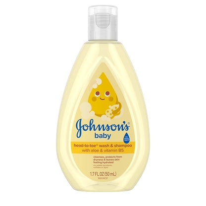 Johnson's Baby Head to Toe Shampoo & Body Wash, 12 x 1.7 fl oz Case - Health & Personal Care