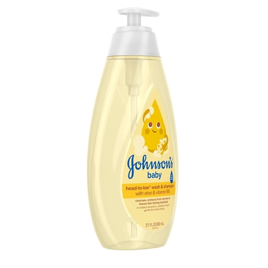 Johnson's Baby Head To Toe Wash & Shampoo, 4 x 3 x 27.1 fl oz Case - DOT product image 4