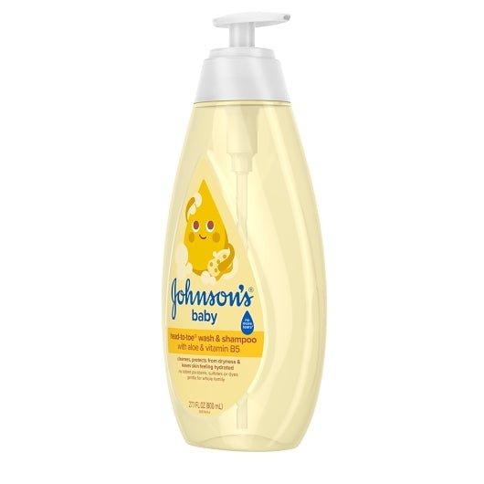 Johnson's Baby Head To Toe Wash & Shampoo, 4 x 3 x 27.1 fl oz Case - DOT product image 7