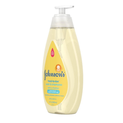Johnson's Baby Head To Toe Wash & Shampoo, 4 x 3 x 27.1 fl oz Case - DOT product image 8