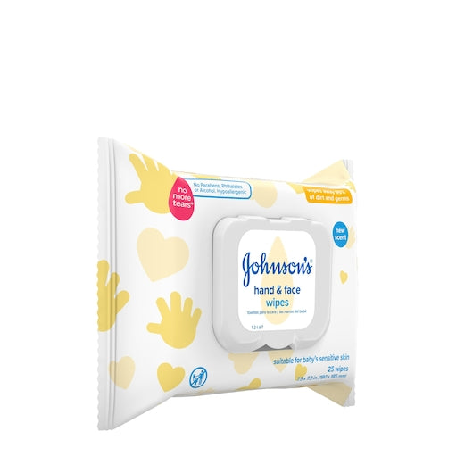 Johnsons Baby Hand And Face Wipes, 4 x 25 ct Case - DOT product image 4