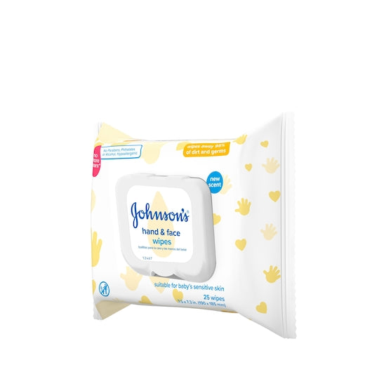 Johnsons Baby Hand And Face Wipes, 4 x 25 ct Case - DOT product image 8