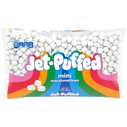 Jet Puffed Mini Marshmallow Mini, 24 x 10 oz Case - Bakery & Desserts