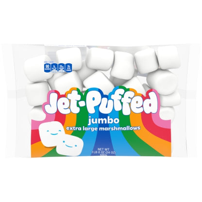Kraft Jumbo Snack Marshmallow Jumbo, 8 x 24 oz Case - Bakery & Desserts