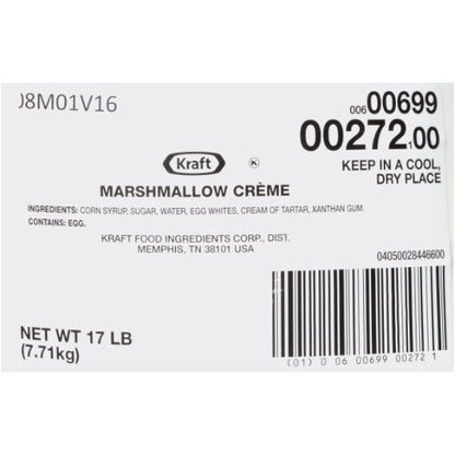 Kraft Marshmallow Cream, 1 x 7.71 KG Case - DOT product image 7