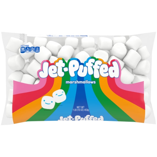 Jet Puffed Marshmallows Regular White Marshmallows, 12 x 16 oz Case - DOT product image 2