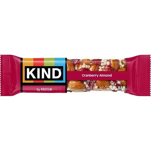 KIND HEALTHY SNACKS Cranberry Almond Cereal Bars, 6 x 12 x 1.4 oz Case - DOT product image 2