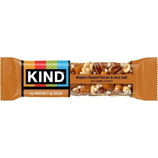KIND HEALTHY SNACKS Maple Glazed Pecan & Sea Salt Bar, 6 x 12 x 1.4 oz Case - DOT product image 3