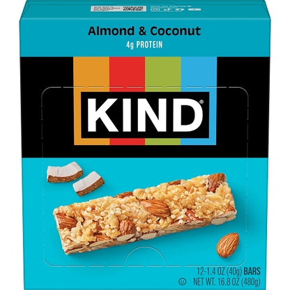 KIND HEALTHY SNACKS Bar Almond Coconut Barx, 6 x 12 x 1.4 oz Case - Snack Bars & Granola Bars