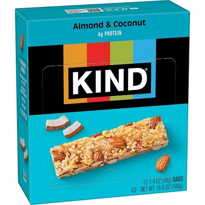 KIND HEALTHY SNACKS Bar Almond Coconut Barx, 6 x 12 x 1.4 oz Case - DOT product image 8