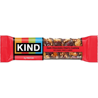 KIND HEALTHY SNACKS Dark Chocolate Cherry Cashew Bar, 6 x 12 x 1.4 oz Case - DOT product image 4