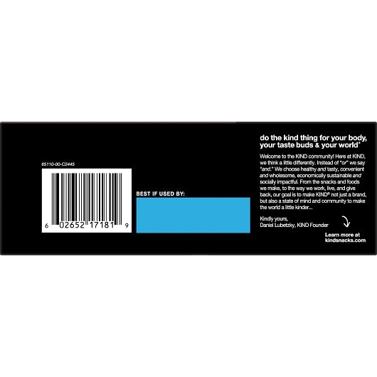 KIND HEALTHY SNACKS Dark Chocolate Mocha Almond Bar, 6 x 12 x 1.4 oz Case - DOT product image 7