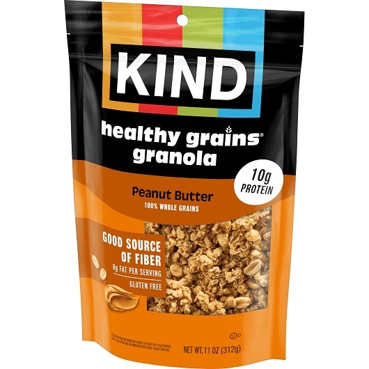 KIND HEALTHY SNACKS Granola Peanut Butter Whole Grain Granola Clusters, 6 x 11 oz Case - DOT product image 7