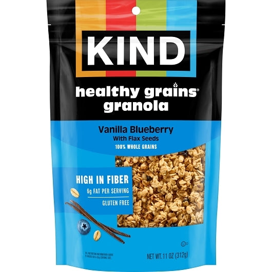Kind Granola Bluebeery Vanilla Whole Grain, 6 x 11 oz Case - Breakfast Foods - image 2