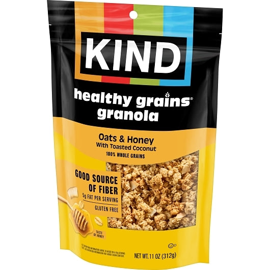 KIND HEALTHY SNACKS Granola Oats & Honey Whole Grain Granola Clusters, 6 x 11 oz Case - DOT product image 7