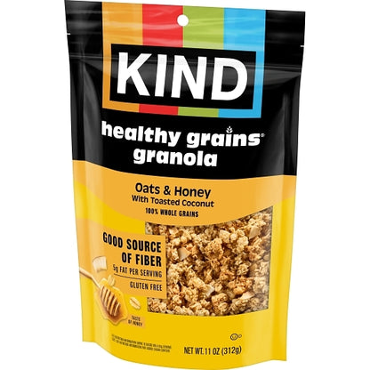 KIND HEALTHY SNACKS Granola Oats & Honey Whole Grain Granola Clusters, 6 x 11 oz Case - DOT product image 7