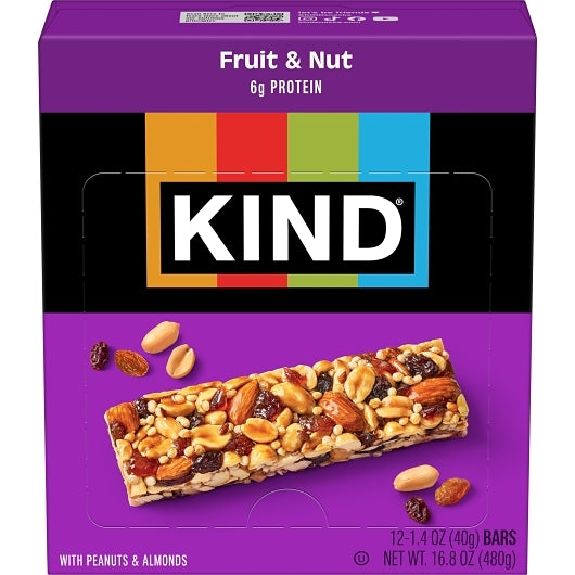 KIND HEALTHY SNACKS Fruit & Nut Delight Bar, 6 x 12 x 1.4 oz Case - DOT product image 2