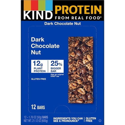 Kind Snacks Protein Dark Chocolate Nut Bar, 6 x 12 x 1.76 oz Case - DOT product image 4