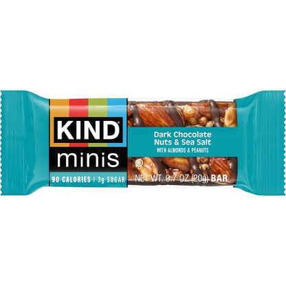 Kind Snacks Mini Dark Chocolate Nuts Bar, 8 x 10 x 0.7 oz Case - DOT product image 3