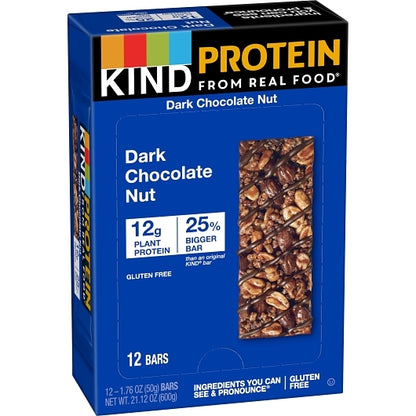 Kind Snacks Protein Dark Chocolate Nut Bar, 6 x 12 x 1.76 oz Case - DOT product image 8