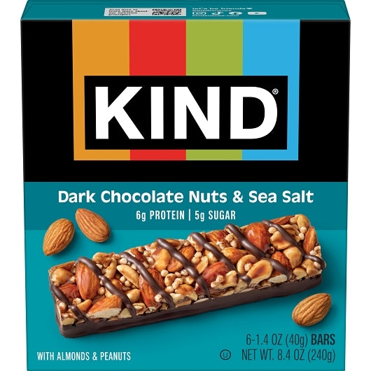Kind Dark Chocolate Nuts & Sea Salt, 6 x 1.4 oz Case - Nuts & Seeds - image 2