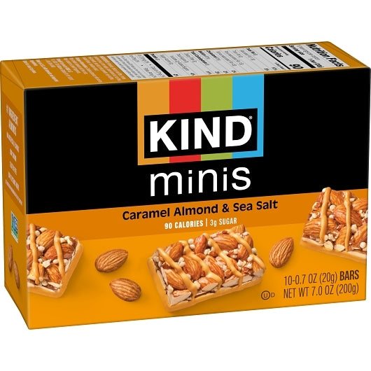 Kind Snacks Mini Caramel Almond Bar, 8 x 10 x 0.7 oz Case - DOT product image 7