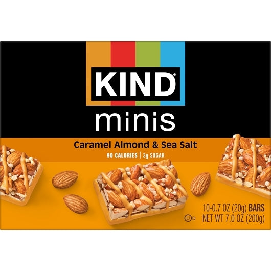 Kind Snacks Mini Caramel Almond Bar, 8 x 10 x 0.7 oz Case - DOT product image 5