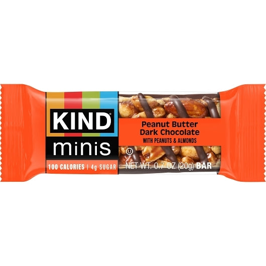 Kind Snacks Mini Peanut Butter Dark Chocolate Bar, 8 x 7 oz Case - DOT product image 4