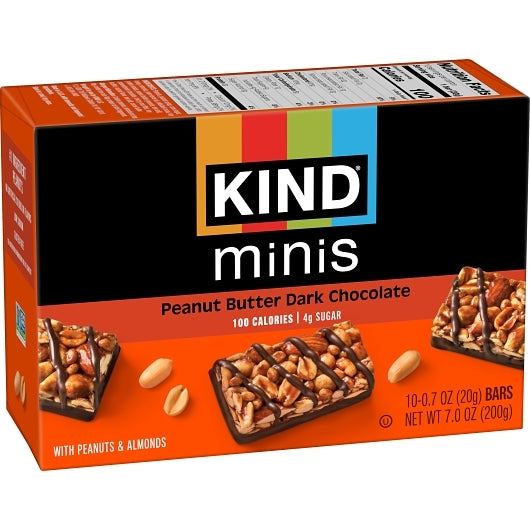 Kind Snacks Mini Peanut Butter Dark Chocolate Bar, 8 x 7 oz Case - DOT product image 7