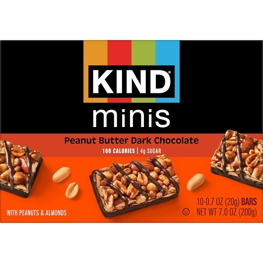 Kind Snacks Mini Peanut Butter Dark Chocolate Bar, 8 x 7 oz Case - DOT product image 5