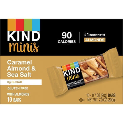 Kind Snacks Mini Caramel Almond Bar, 8 x 10 x 0.7 oz Case - DOT product image 6