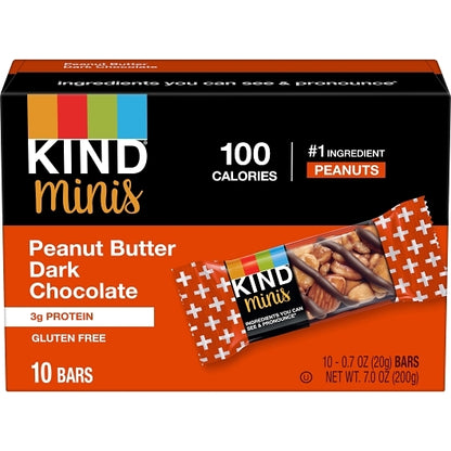 Kind Snacks Mini Peanut Butter Dark Chocolate Bar, 8 x 7 oz Case - DOT product image 2