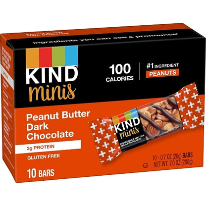 Kind Snacks Mini Peanut Butter Dark Chocolate Bar, 8 x 7 oz Case - DOT product image 8