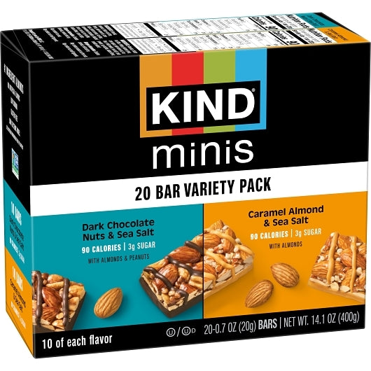 Kind Dark Chocolate Nuts & Sea Salt Caramel Almond & Sea Salt, 1 x 80 ct Case - DOT product image 6