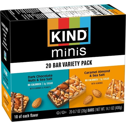 Kind Dark Chocolate Nuts & Sea Salt Caramel Almond & Sea Salt, 1 x 80 ct Case - DOT product image 6