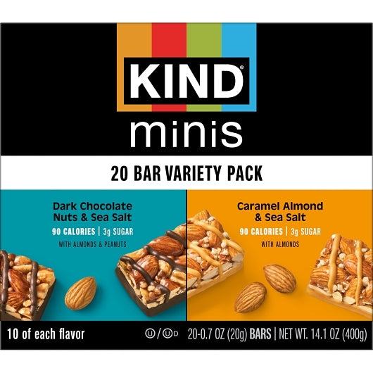 Kind Dark Chocolate Nuts & Sea Salt Caramel Almond & Sea Salt, 1 x 80 ct Case - DOT product image 5