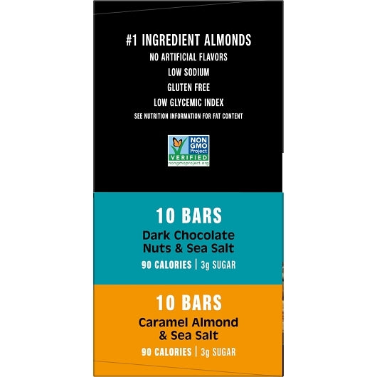 Kind Dark Chocolate Nuts & Sea Salt Caramel Almond & Sea Salt, 1 x 80 ct Case - DOT product image 8