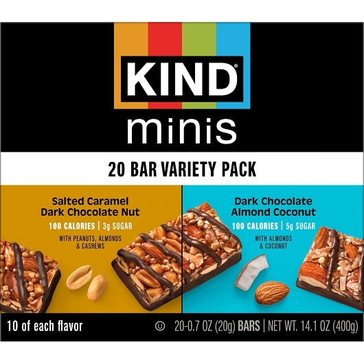 Kind Healthy Snacks Salted Caramel Chocolate Nut Dark Chocolate Almond Coconut, 4 x 14.11 oz Case - DOT product image 5