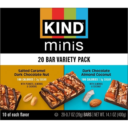 Kind Healthy Snacks Salted Caramel Chocolate Nut Dark Chocolate Almond Coconut, 4 x 14.11 oz Case - DOT product image 5