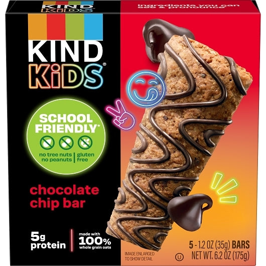 Kind Chocolate Chip Bar, 8 x 5 x 1.23 oz Case - Pantry Ingredients