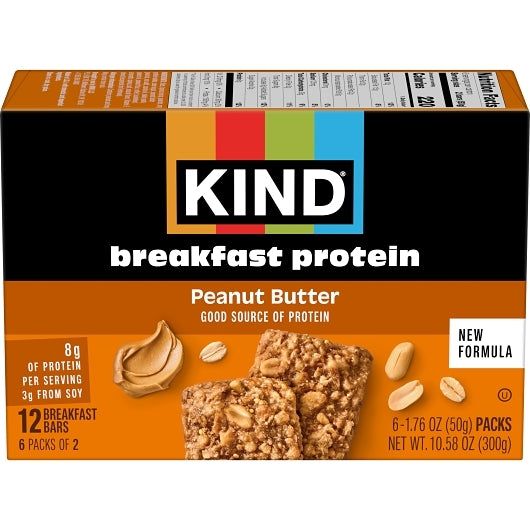 Kind Peanut Butter Protein Breakfast, 5 x 6 x 1.76 oz Case - Pantry Ingredients