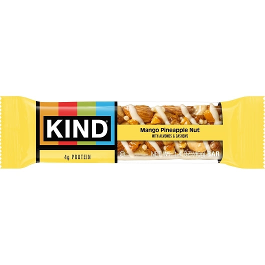 Kind Core Mango Pineapple Nut Bar, 6 x 12 x 1.4 oz Case - Nuts & Seeds
